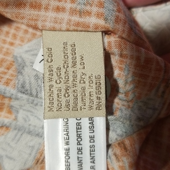 🌴EUC~Paradise Collection Button Down Short Sleeve Shirt - Picture 10 of 14